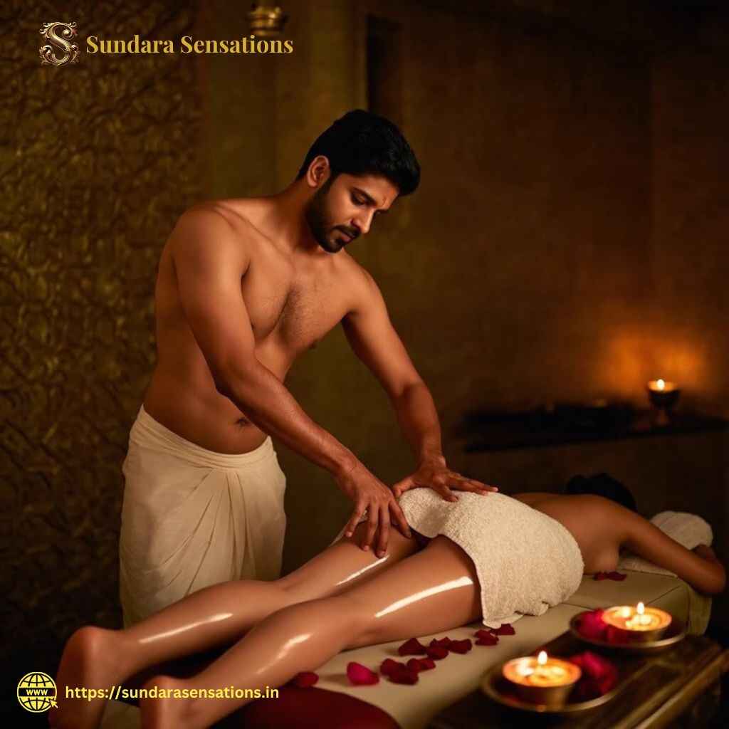 Hot Oil Sensual Massage offering warmth and relaxation with luxurious oils.